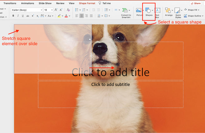 How to Convert a JPG file into A Powerpoint Template